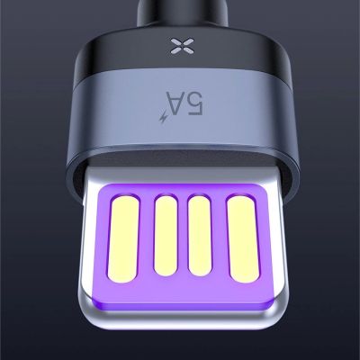 14. Baseus Cafule cable USB Type C SuperCharge 40W Quick Charge 3.0 QC 3.0 1m gray-black (CATKLF-PG1)