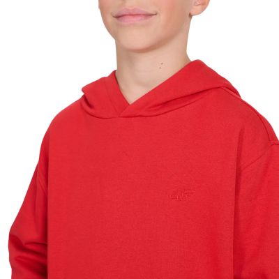 4. Boy's sweatshirt 4F M1945 red 4FJWAW25TSWSM1945 62S