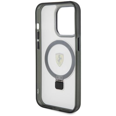 7. Ferrari FEHMP15LUSCAH iPhone 15 Pro 6.1" transparent hardcase Ring Stand 2023 Collection MagSafe