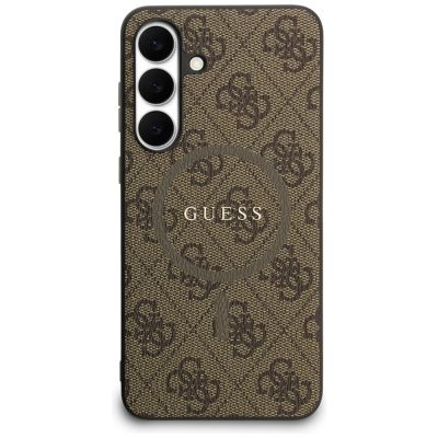 3. Guess 4G Ring Classic Logo MagSafe case for Samsung Galaxy S25 FE - brown