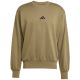 8. Men's adidas Essentials Feelcozy Fleece Sweatshirt Olive KD5149