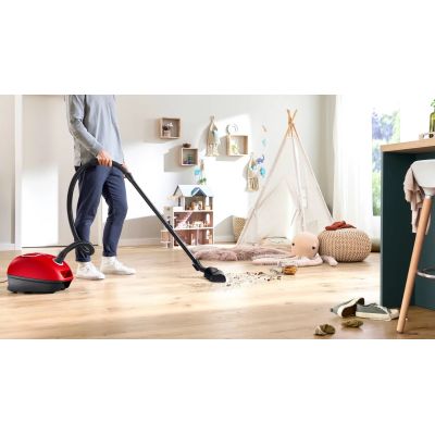 2. Bosch Serie 4 BGB41PET1 bagged vacuum cleaner red