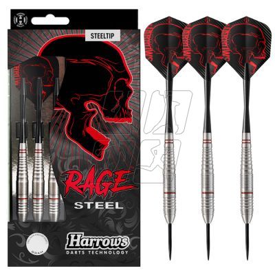 4. Harrows Rage Steel steeltip Ragesteel darts