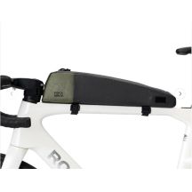 Rockbros bicycle frame bag black and green 0.9l