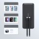 11. Powerbank Choetech B654 10000mAh 22.5W USB-A / USB-C / micro USB with built-in USB-C / Lightning cable - black