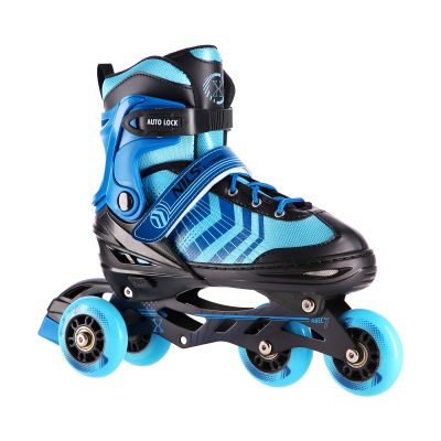 7. NH18192A 4in1 BLACK-BLUE SIZE L(39-43) ROLLER SKATES WITH HOCKEY SLEEVE NILS EXTREME