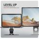 5. Axagon STND-LRB Laptop-Ständer, 360° drehbar, Doppelgelenk, extenderbar Notebook and tablet stand Black 43.9 cm (17.3")
