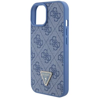7. Guess GUHCP15SP4TDSCPB iPhone 15 6.1" blue/blue hardcase Crossbody 4G Metal Logo