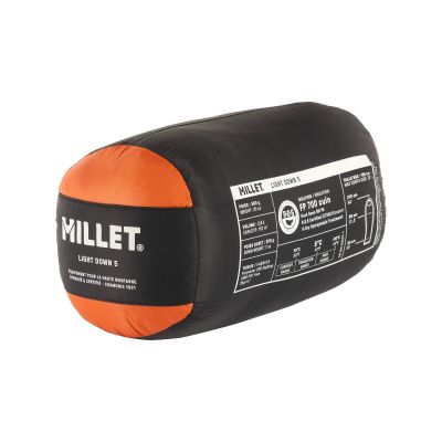 3. MILLET Light Down 5 Orange Sleeping Bag