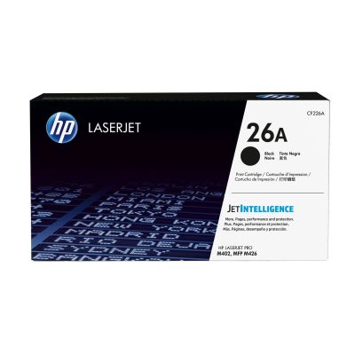 HP Black Toner HP 26A, HP26A=CF226A, 3100 pages