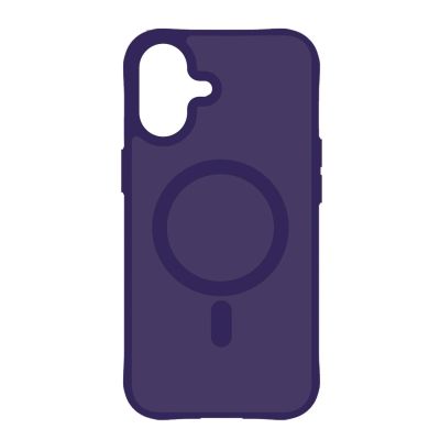 23. 3mk Smoke MagCase for iPhone 17 - purple-translucent