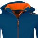 3. Trollkids Kids Trollfjord Jacket with hood, blue (161-142)