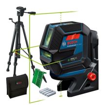 BOSCH GCL 2-50 G cross-point laser + tripod