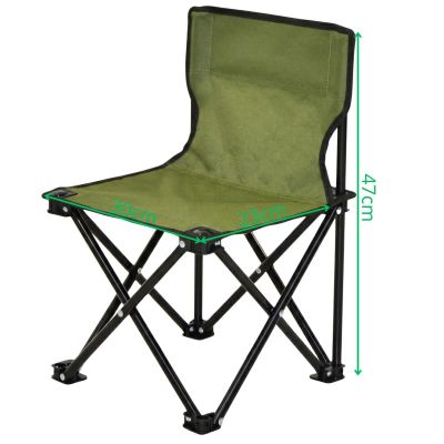 10. FOLDING GREEN CAMPING CHAIR 30X30X25/47 CM ENERO CAMP