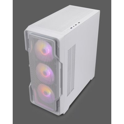 5. Nanoxia DS-9ARGB-W Midi Tower Computer Security & Mounts White