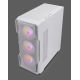 5. Nanoxia DS-9ARGB-W Midi Tower Computer Security & Mounts White