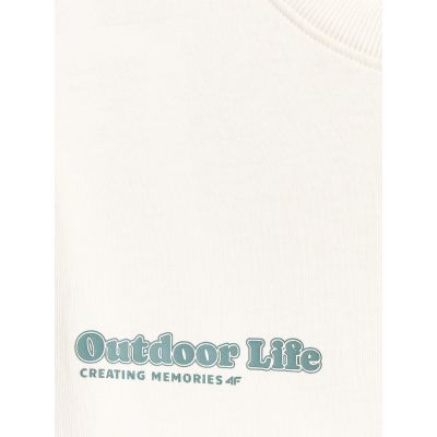 7. Women's longsleeve regular with print 4F 4FRSS26TSWSF2834-11S