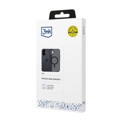 10. 3mk Smoke MagCase for iPhone 17 - Black Semi-Transparent