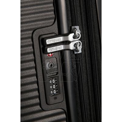 5. American Tourister Soundbox EXP Medium Suitcase - Bass Black