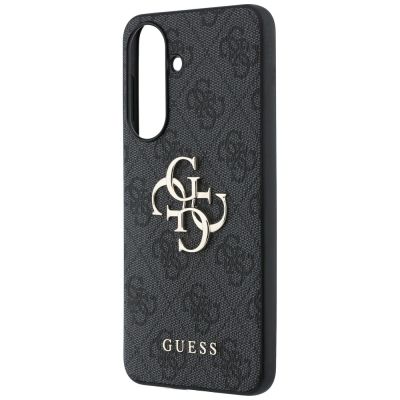 6. Guess Leather 4G Metal Logo Case for Samsung Galaxy A57 5G - Black