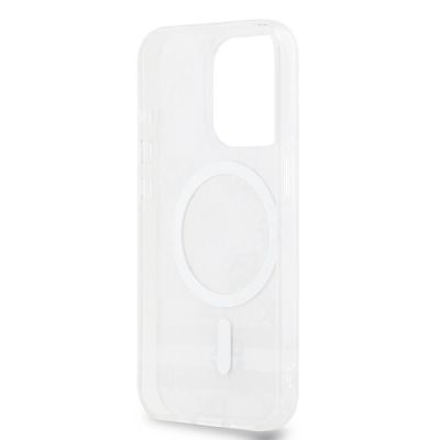 10. DKNY IML Checkered Mono Pattern & Printed Stripes MagSafe case for iPhone 14 Pro - beige