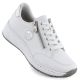 Women's leather shoes, sneakers, white Rieker N6508-80