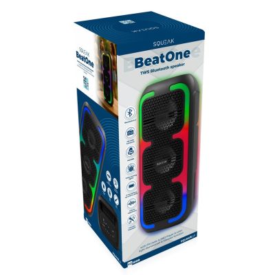 7. SQUEAK KARAOKE SPEAKER BEATONE BLUETOOTH 5.3, 45W FM RADIO, MICROSD, AUX, USB, USB-C SQ1009