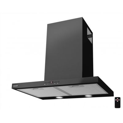 MAAN Siena Soft 60 Wall-Mounted Cooker Hood, Black