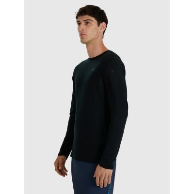 2. Men's quick-drying trekking longsleeve with merino wool 4F 4FWAW25TFLOM430-20S