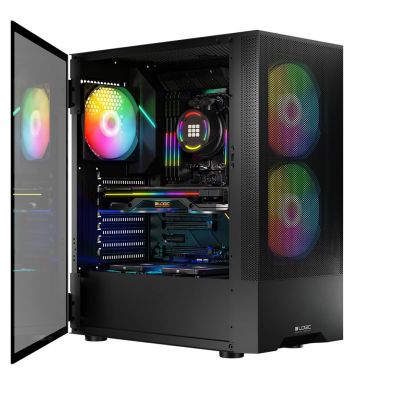 2. LOGIC ARYA ARGB MIDI USB 3.0 BLACK HOUSING