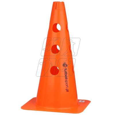 Orange cone with holes 37.5 cm