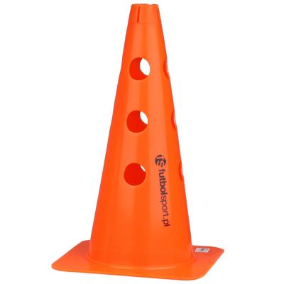 Traffic cone with holes 37.5 cm orange