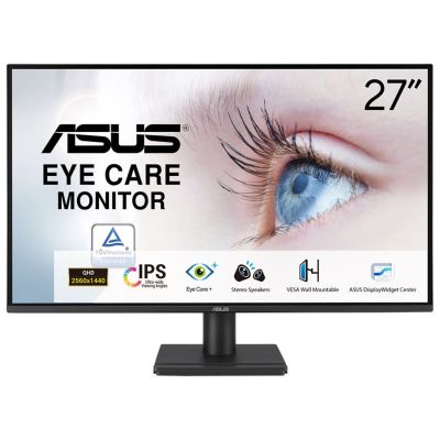 17. ASUS VA27AQ Computer Monitor 68.6 cm (27") 2560 x 1440 px Quad HD LCD Black