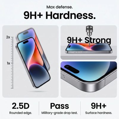 10. Tech-Protect OneTouch Set+ 2-Pack Tempered Glass for iPhone 18 Pro Max / 17 Pro Max