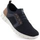 Men's comfortable navy blue sports shoes Rieker B7796-14