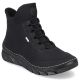42. Women's insulated black ankle boots Rieker 55069-00