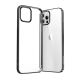 Joyroom New Beautiful Series ultra thin case with electroplated frame for iPhone 12 Pro Max black (JR-BP796)