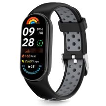 Tech-Protect IconBand Air Strap for Xiaomi Smart Band 8 / 9 / 10 / NFC - Black and Gray