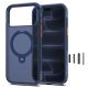 3. Tech-Protect MagAir Stand MagSafe CC Case for iPhone 18 Pro Max / 17 Pro Max - Matte Navy Blue