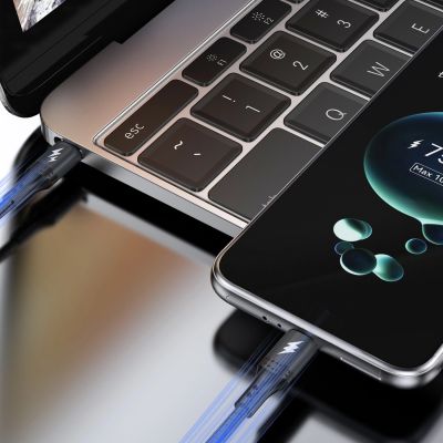 2. Dudao L3CC USB-C - USB-C 60W 2m Braided Cable - Black