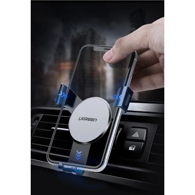 4. Ugreen car gravity holder for air supply ventilation grille gray (50564)