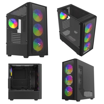 7. SAVIO NOCTIS FLOW RGB COMPUTER CASE