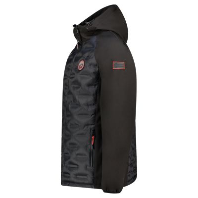 2. Men's jacket Geographical Norway BAEL BLACK DB MEN 056 BLACK (WZ8113H/GN-NOIR)