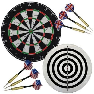 8. DART DELUXE 45CM AND 6 DARTS