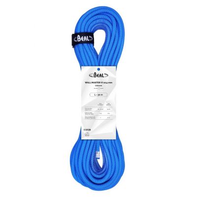 Beal wall master unicore rope 10.5mm 30m - blue BEAL