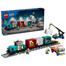 LEGO City 60509 - Harbor Cargo Train, Crane and Truck