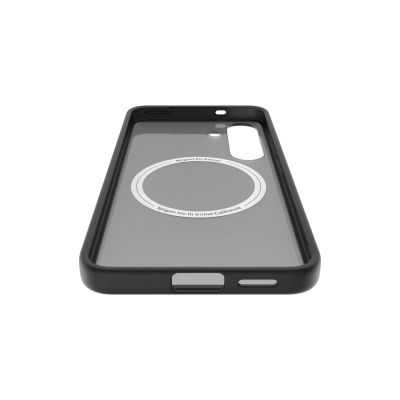 6. Spigen Capella GP-FPS931PGBJW Silicone Case with MagFit Magnetic Ring for Samsung Galaxy S25 - Black