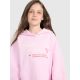 4. Oversized sweatshirt with hood, unzipped, for girls, 4F 4FJRAW25TSWSF2429-56S