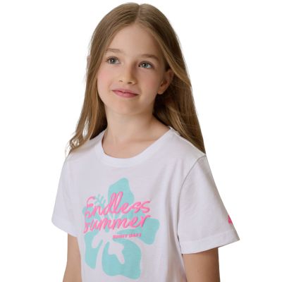 4. T-shirt for girls 4F F2938 white 4FJWSS26TTSHF2938 10S