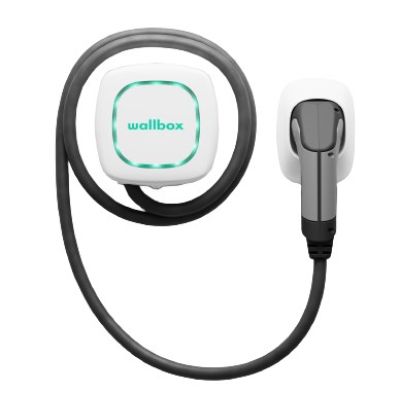 2. Wallbox Pulsar Plus, white, wall, black, AC, type 2, IK08 - 5m
